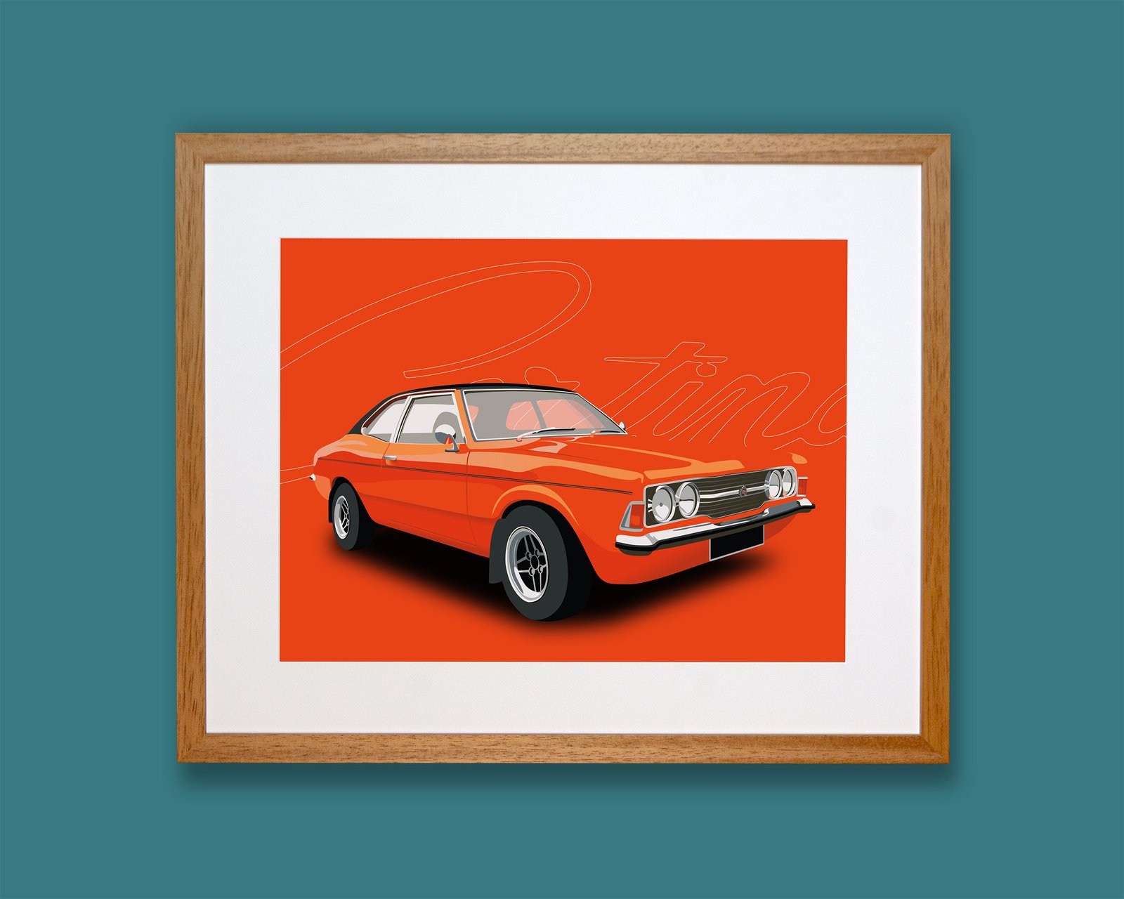 Ford Cortina Mk3 GT Orange - Image 3