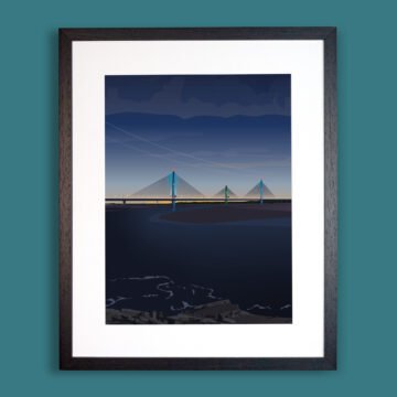 Mersey Gateway Bridge at Night