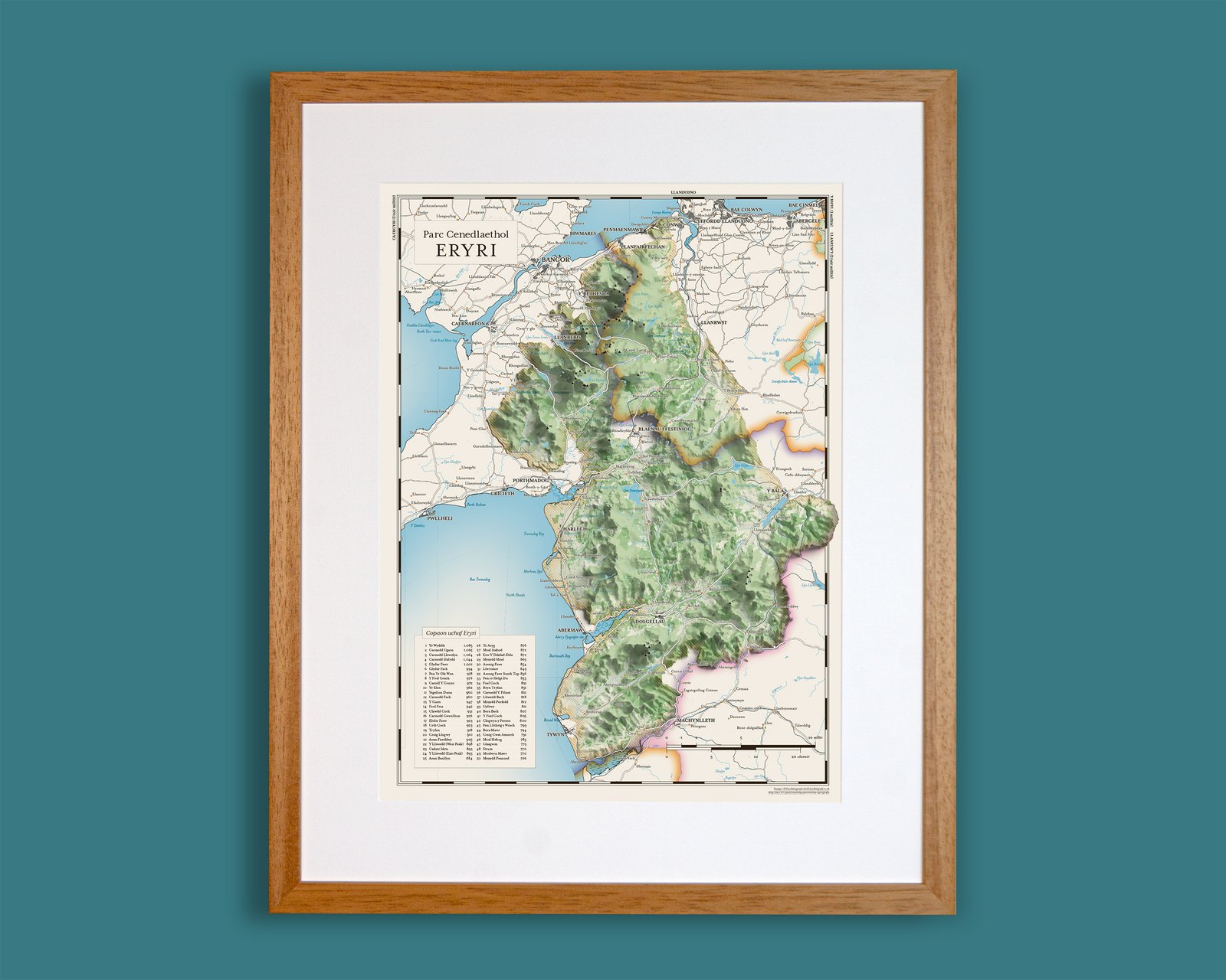 Eryri (Snowdonia): Welsh Language Map - Image 7
