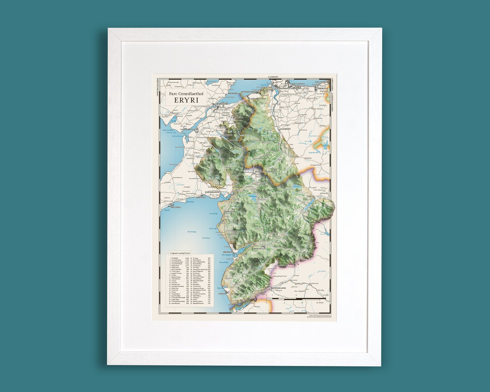 Eryri (Snowdonia): Welsh Language Map - Image 8